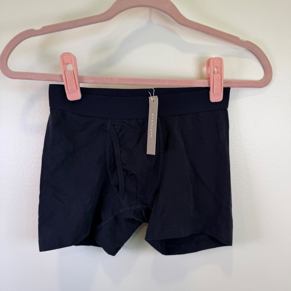 Everlane Uniform The Boxer Brief Navy Blue Supima Cotton XS men's underwear NEW